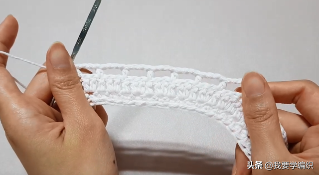 钩给孩子的小领片,妈妈也一样可以戴,钩针编织少女系假领片教程