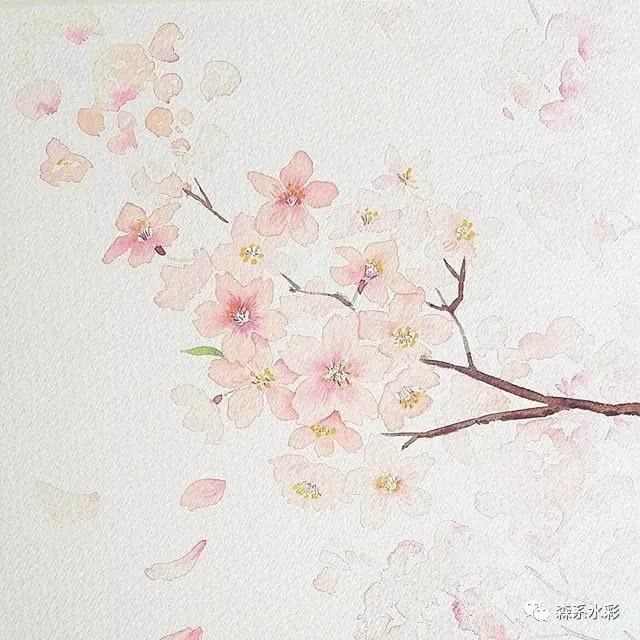 「森林系女孩」小清新水彩插画，带你走进自然的生活