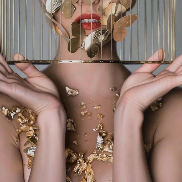 美女超“变态”写实技法，画少女人体很逼真！冷军看了都汗颜