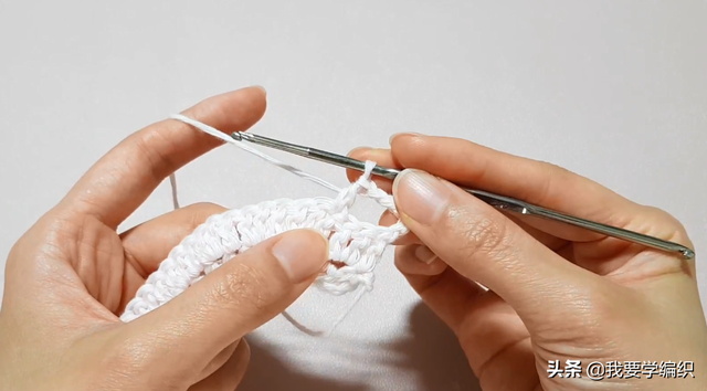 钩给孩子的小领片,妈妈也一样可以戴,钩针编织少女系假领片教程