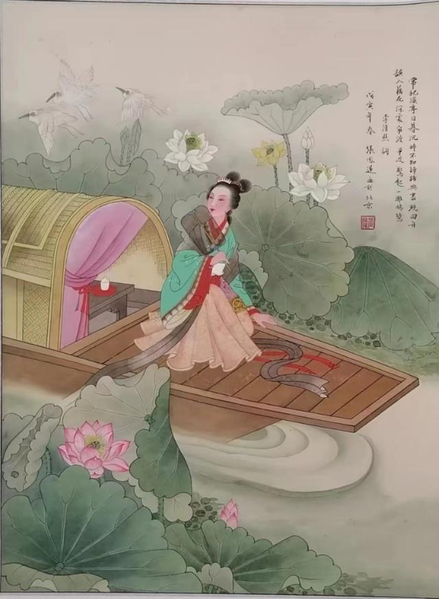 好品牌中华艺术名家张凤莲的古典仕女人物画作品展