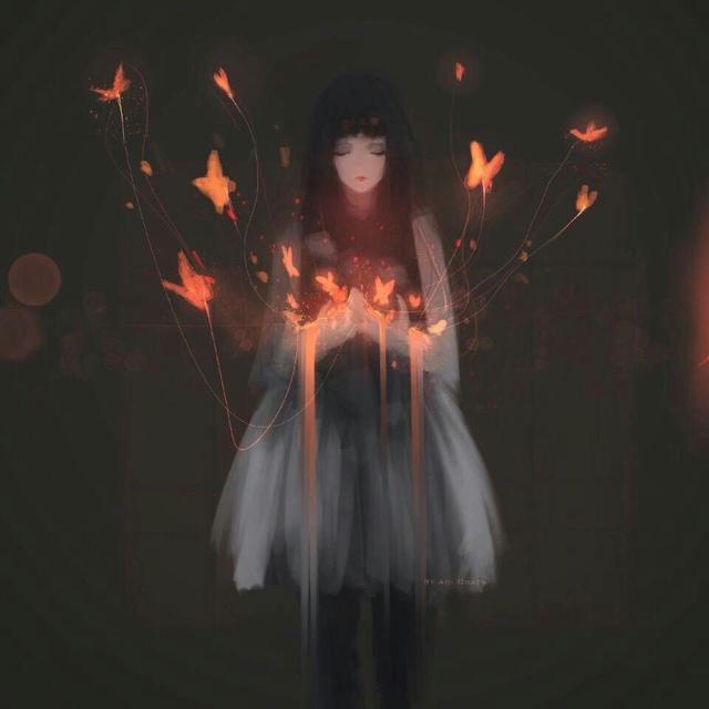 高冷伤感的动漫女生头像｜生活的琐碎，吐出来矫情