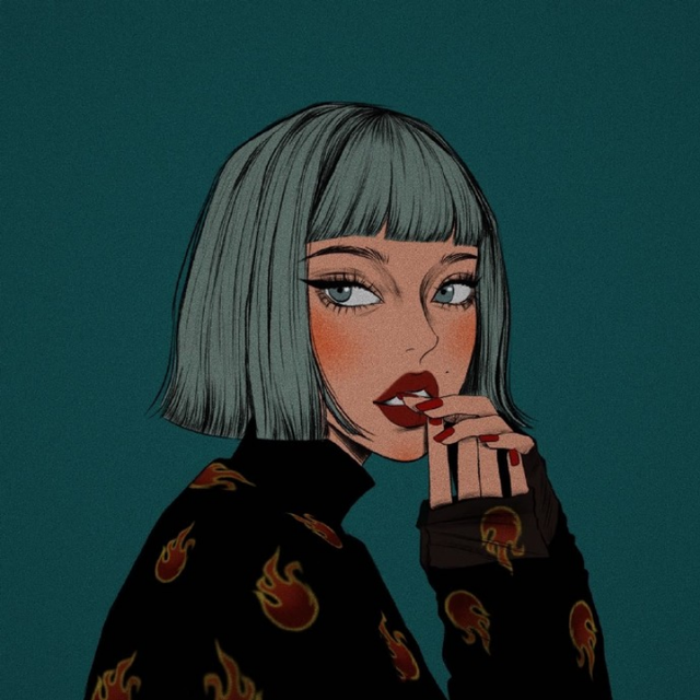 高冷伤感的动漫女生头像｜生活的琐碎，吐出来矫情