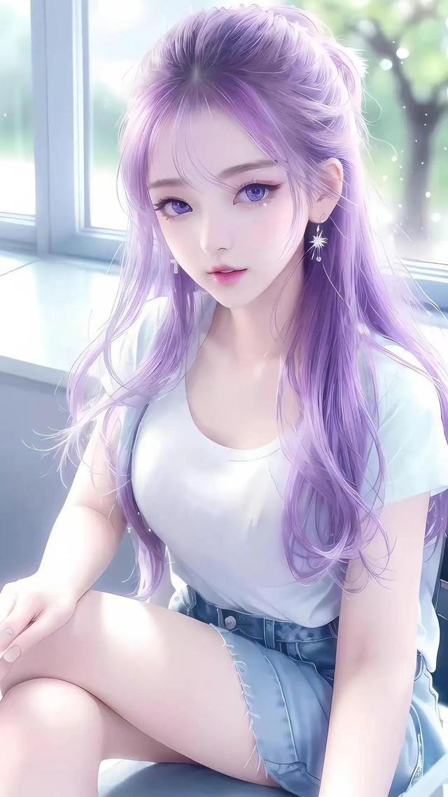 唯美壁纸｜温柔女孩，我把所有的温柔和可爱都设置成了仅你可见