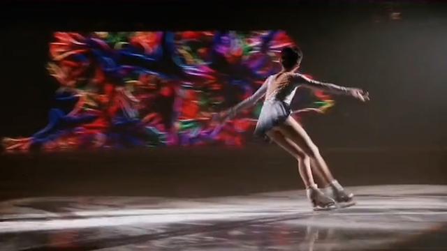 花滑少女张笑尘,中国最年轻花滑运动员,肯坚持就会有梦想