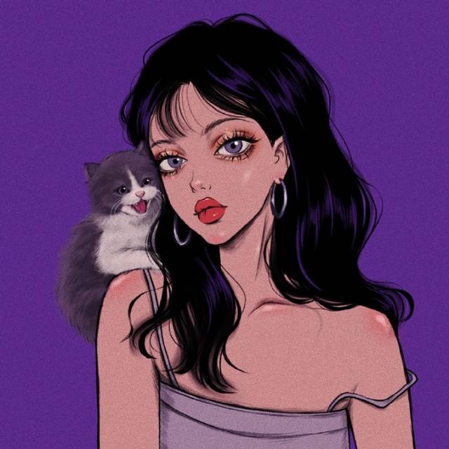 高冷伤感的动漫女生头像｜生活的琐碎，吐出来矫情