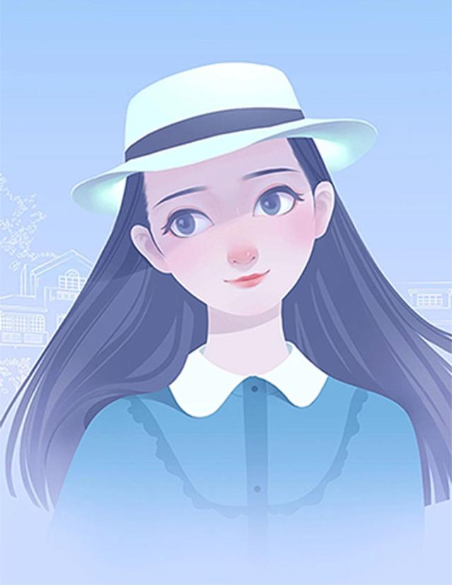 一组好看的纯色美女图片