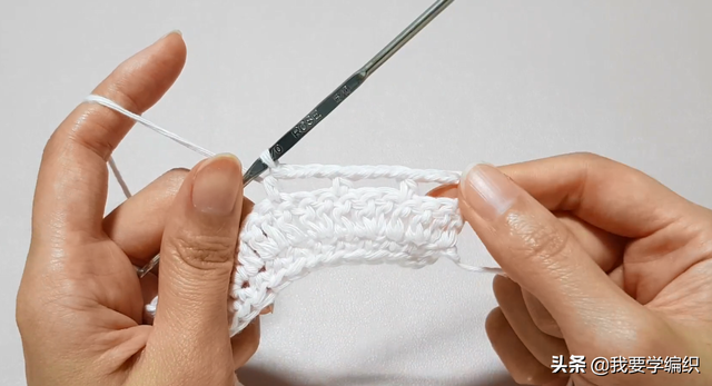 钩给孩子的小领片,妈妈也一样可以戴,钩针编织少女系假领片教程