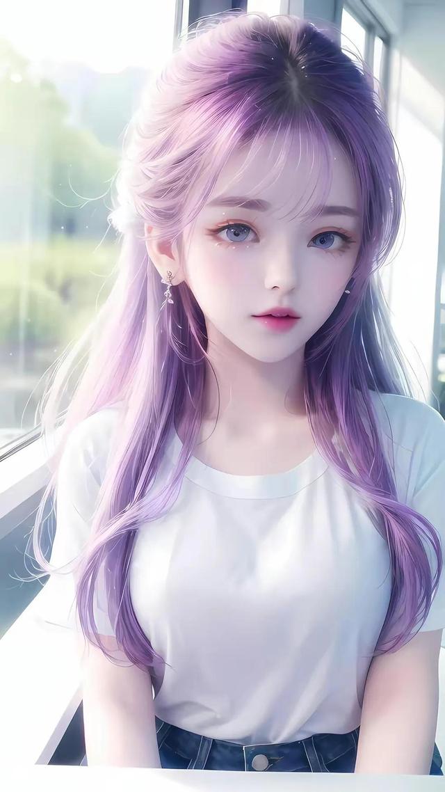 唯美壁纸｜温柔女孩，我把所有的温柔和可爱都设置成了仅你可见
