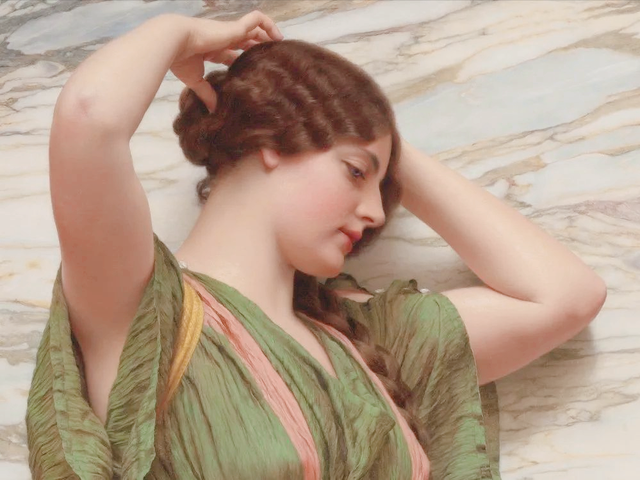 大师笔下薄纱曼妙的女人体，被吸引得无法自拔，一画就是40年