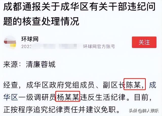 成都女副区长，扬州女副局长的“桃色事件”，让我想起了陈冠希