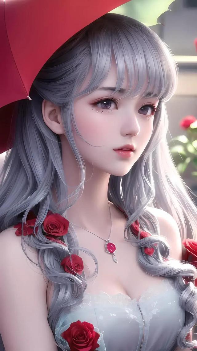 唯美壁纸｜温柔女孩，我把所有的温柔和可爱都设置成了仅你可见