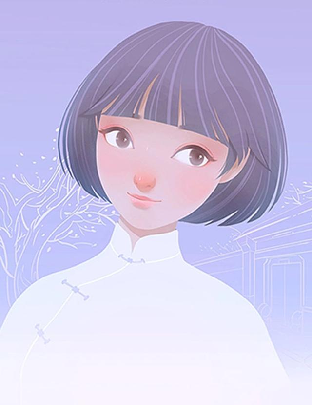 一组好看的纯色美女图片