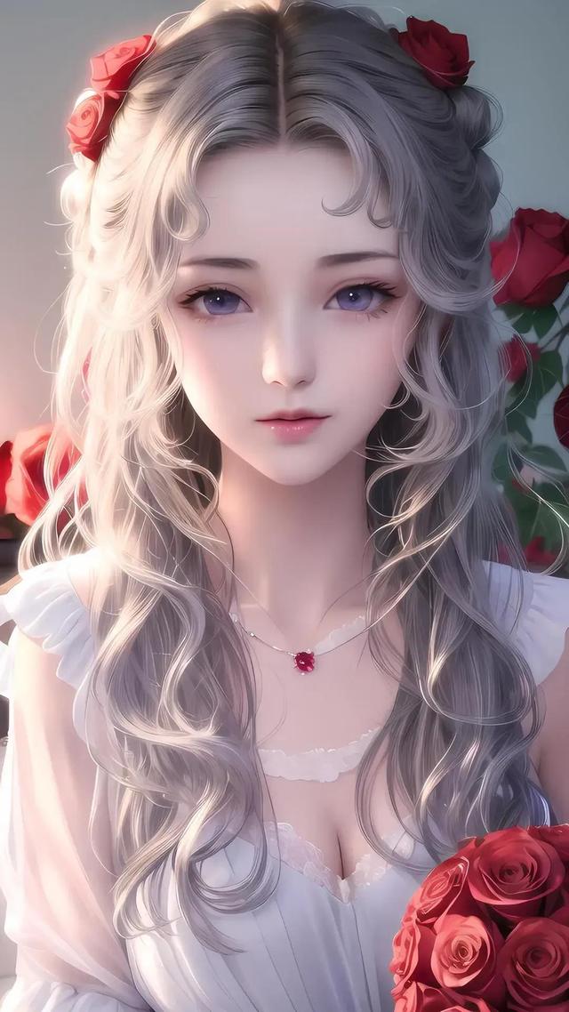唯美壁纸｜温柔女孩，我把所有的温柔和可爱都设置成了仅你可见
