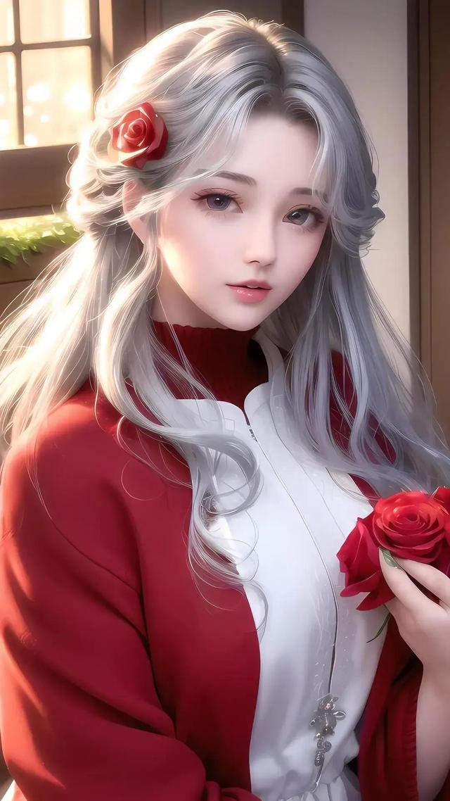 唯美壁纸｜温柔女孩，我把所有的温柔和可爱都设置成了仅你可见