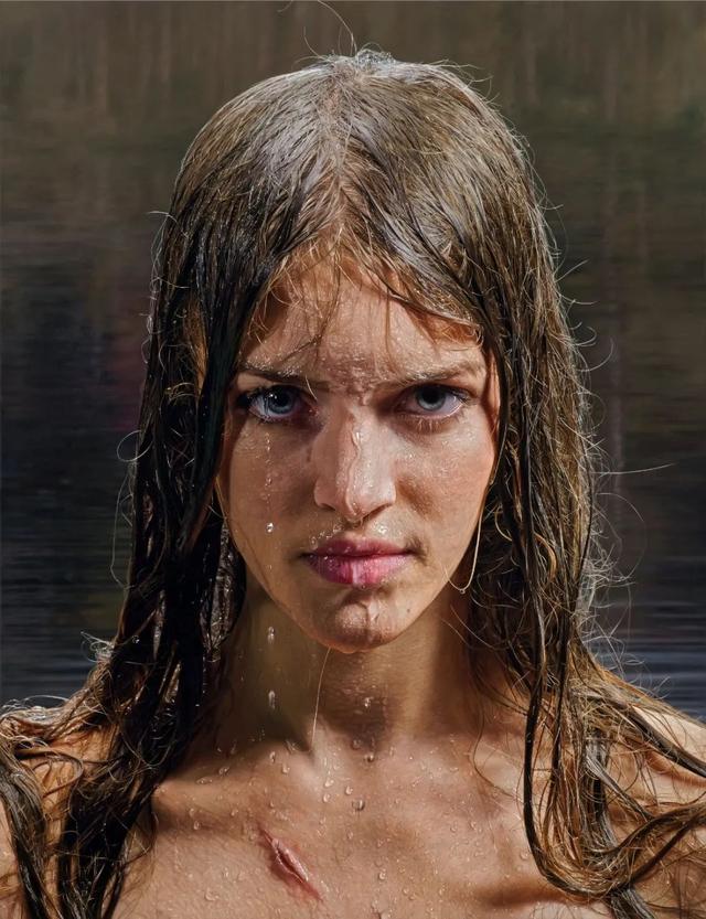 他笔下的湿身女人体少女,美得让人沦陷!细腻逼真堪称人肉打印机