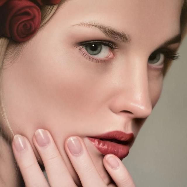 美女超“变态”写实技法，画少女人体很逼真！冷军看了都汗颜