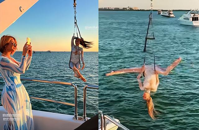 74岁英国富豪开游艇派对，美女云集，小32岁爱妻身姿曼妙还逆生长