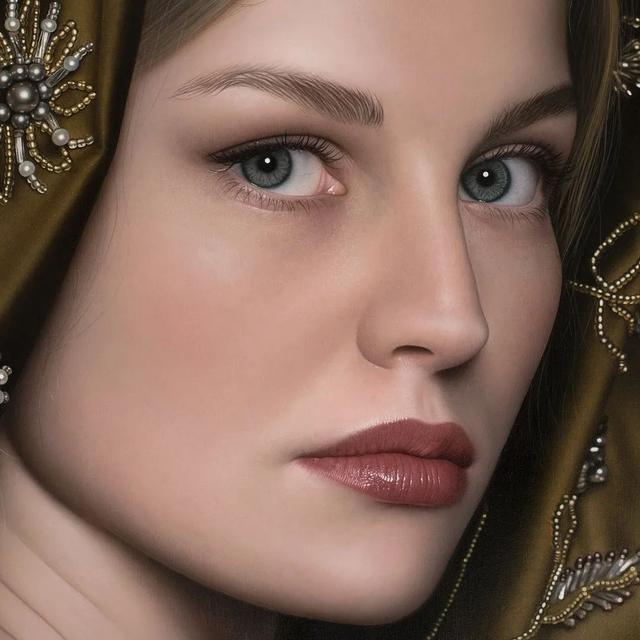 美女超“变态”写实技法，画少女人体很逼真！冷军看了都汗颜