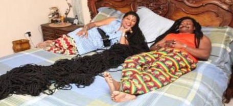 头发最长的女人,长达16.7米,洗头发还要看天气