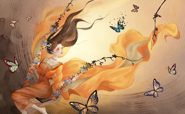 唯美少女壁纸:明艳动人,千姿百态的美少女,超仙的