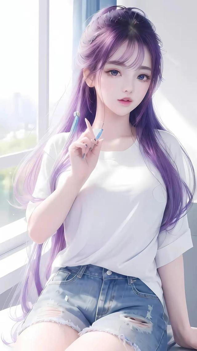 唯美壁纸｜温柔女孩，我把所有的温柔和可爱都设置成了仅你可见