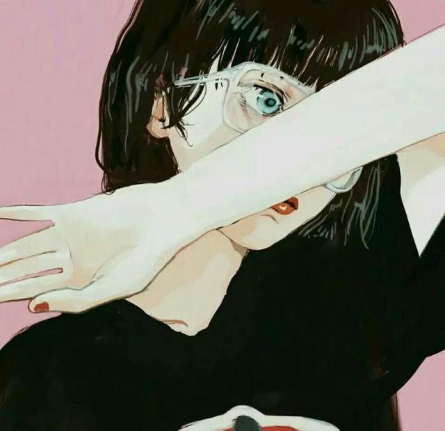 高冷伤感的动漫女生头像｜生活的琐碎，吐出来矫情