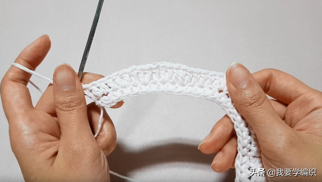 钩给孩子的小领片,妈妈也一样可以戴,钩针编织少女系假领片教程