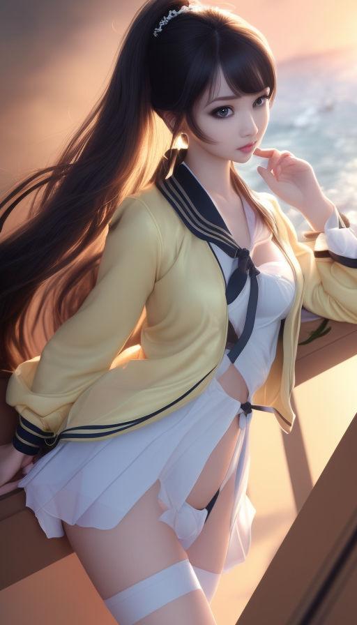 天使容颜 完美身材的动漫性感精致女神美图(4)