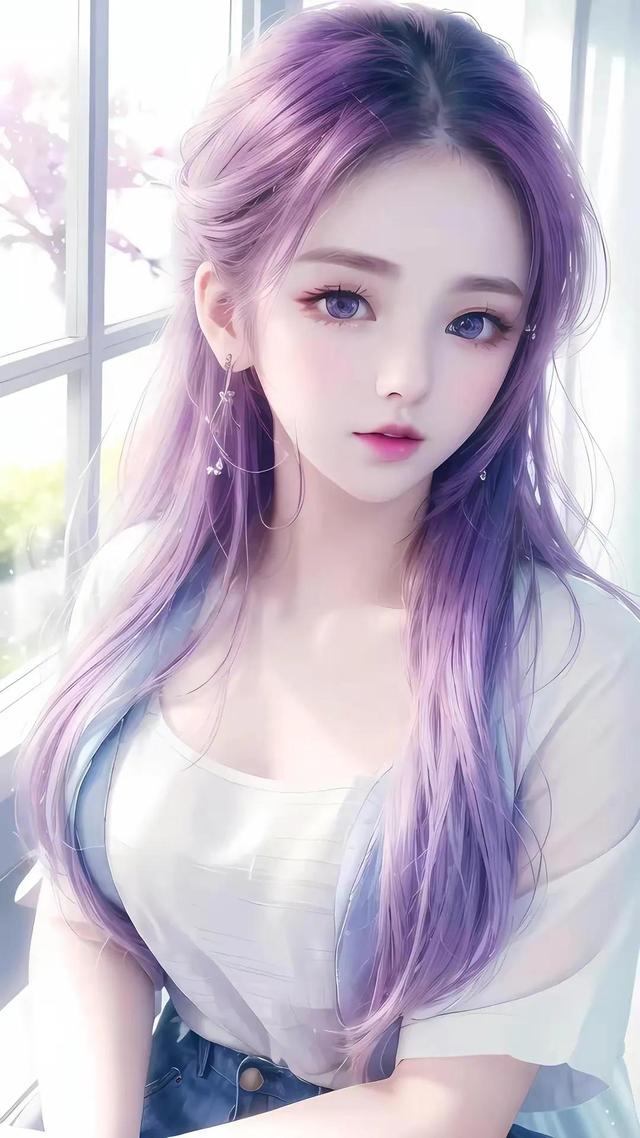 唯美壁纸｜温柔女孩，我把所有的温柔和可爱都设置成了仅你可见