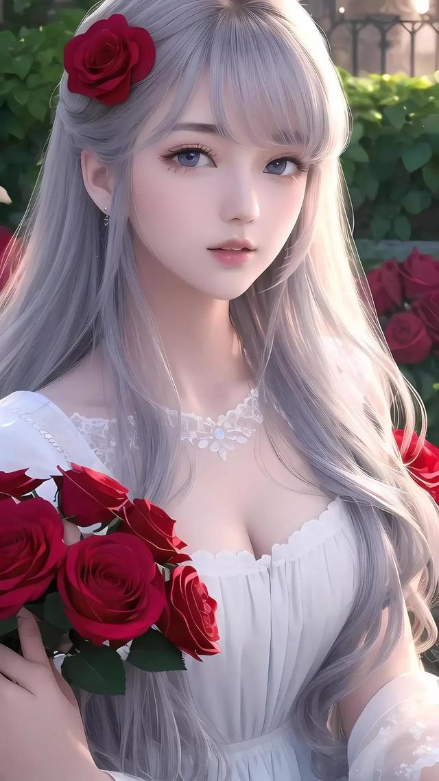 唯美壁纸｜温柔女孩，我把所有的温柔和可爱都设置成了仅你可见