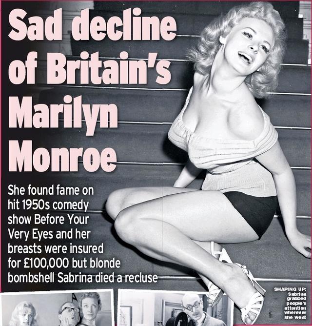 她是红极一时的“英国梦露”，因金发大胸被狂热追捧，却悲惨死去