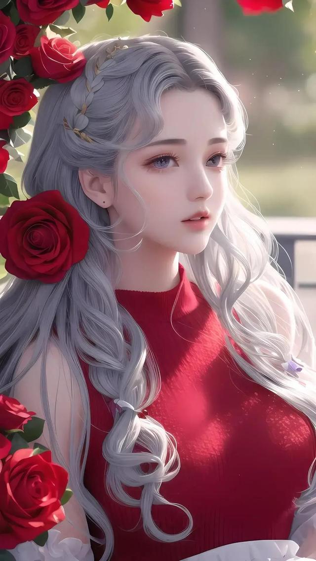 唯美壁纸｜温柔女孩，我把所有的温柔和可爱都设置成了仅你可见