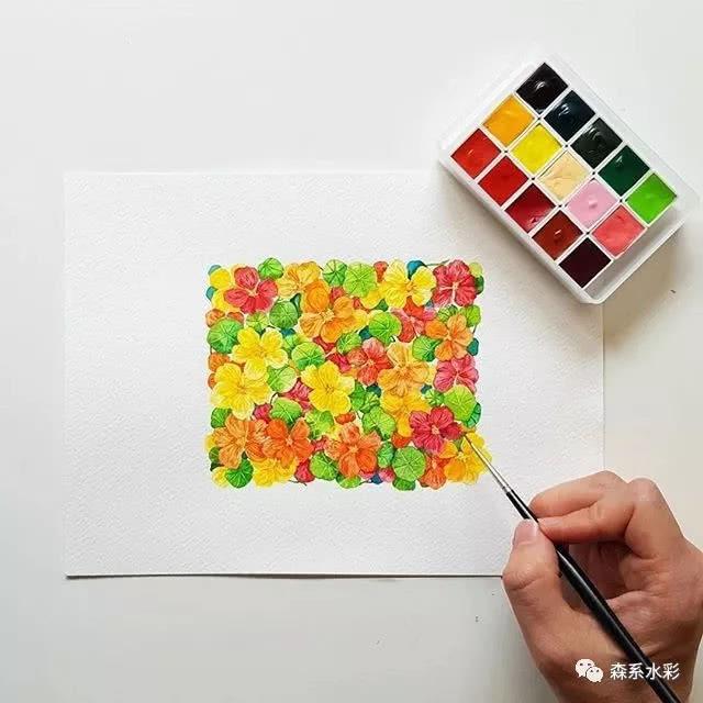 「森林系女孩」小清新水彩插画，带你走进自然的生活