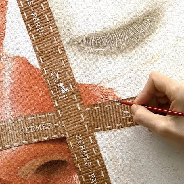 美女超“变态”写实技法，画少女人体很逼真！冷军看了都汗颜