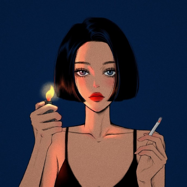 高冷伤感的动漫女生头像｜生活的琐碎，吐出来矫情