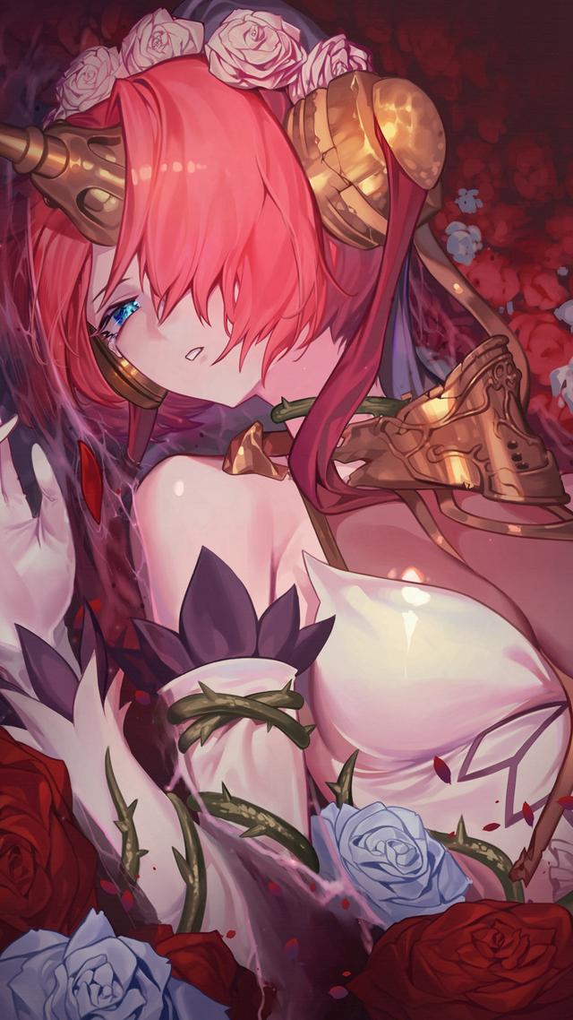 「动漫壁纸」动漫美女性感插画手机壁纸