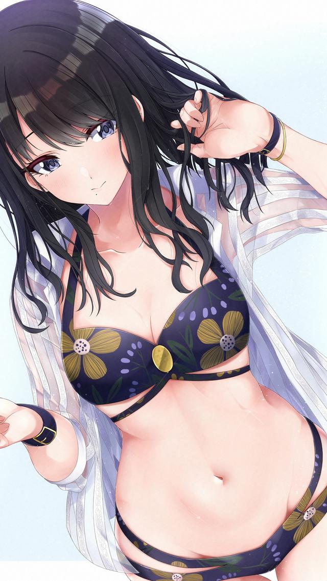 「动漫壁纸」动漫美女性感插画手机壁纸