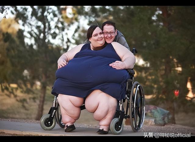 1450斤的重量级美女,被高富帅求婚后生下2娃,目标体重为“1吨”