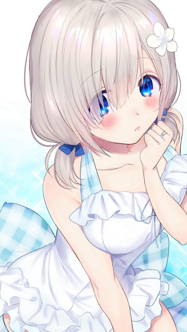 「动漫壁纸」动漫美女性感插画手机壁纸