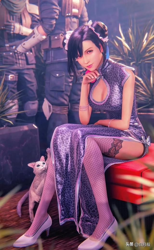 3D建模美女插画