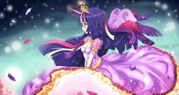 小马宝莉：五位公主唯美拟人形象，宇宙公主很可爱，露娜很性感