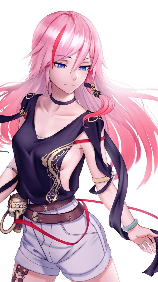 「动漫壁纸」动漫美女性感插画手机壁纸