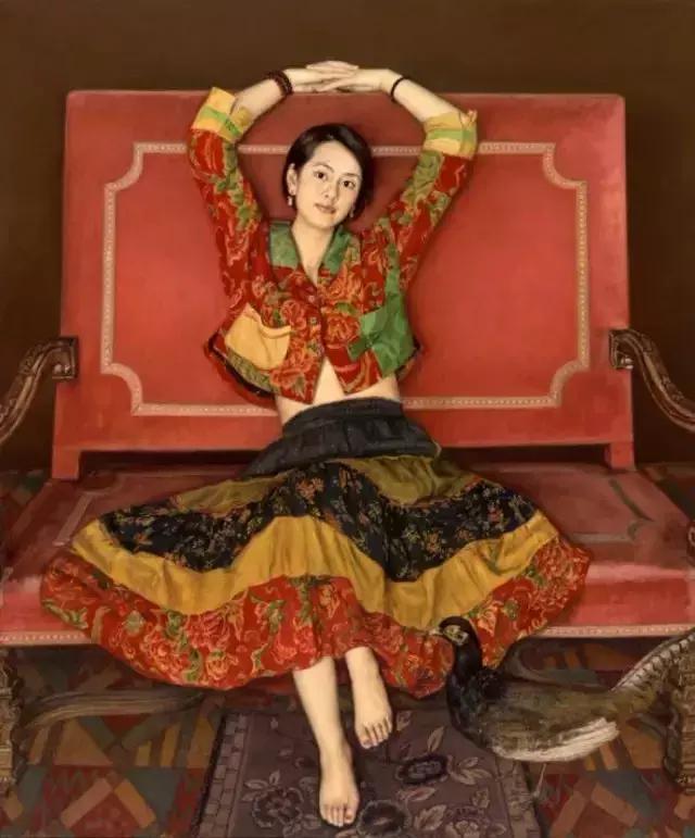 油画大师们笔下的美女明星们，林志玲最美，她最仙