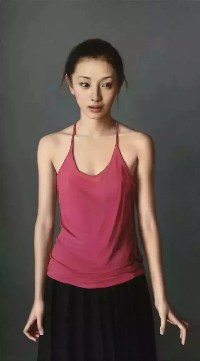 油画大师们笔下的美女明星们，林志玲最美，她最仙