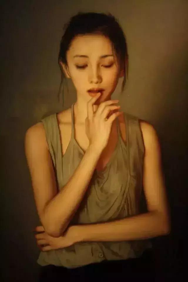 油画大师们笔下的美女明星们，林志玲最美，她最仙