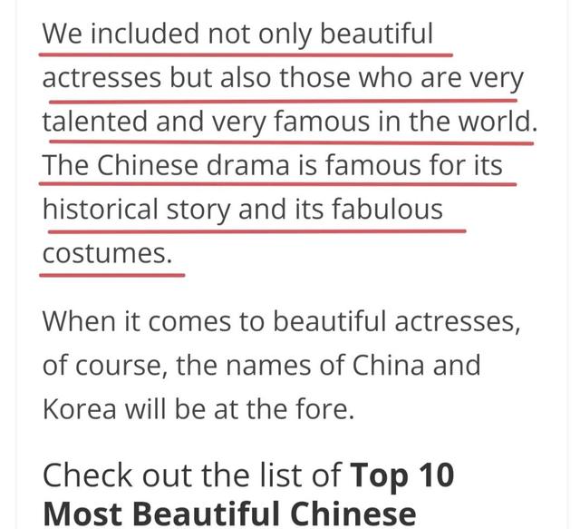 外网评中国最美女演员：热巴第一，赵丽颖第二，杨紫位居第四！
