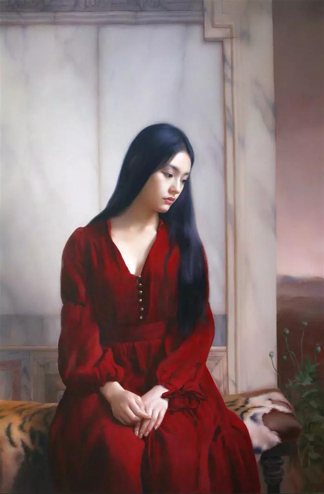 油画大师们笔下的美女明星们，林志玲最美，她最仙