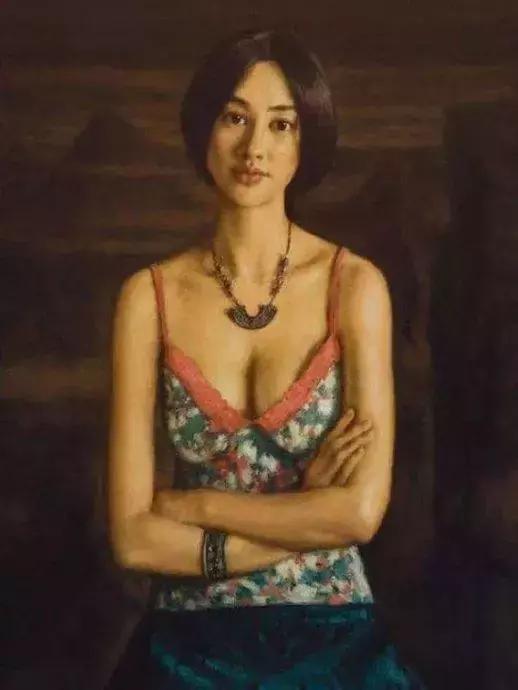 油画大师们笔下的美女明星们，林志玲最美，她最仙