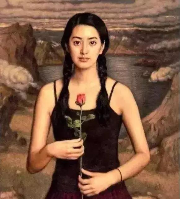 油画大师们笔下的美女明星们，林志玲最美，她最仙